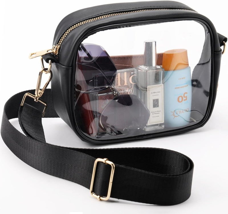yuanming Clear Bag Stadium Approved, Clear Crossbody Purse Bag, Clear Stadium Bags for Women - Image 2